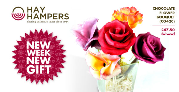 Chocolate Flower Bouquet (Ref. CG42C) - Hay Hampers