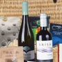 Time for Wine in Hamper Basket