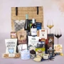 Time for Wine in Hamper Basket