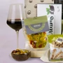 Sharing Favourites with Wine in Hamper Basket