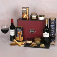 Port, Claret, Stilton and Pate Hamper