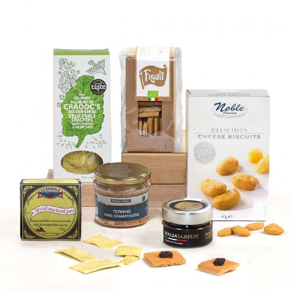 Pate & Crackers Tasting Selection HAY HAMPERS